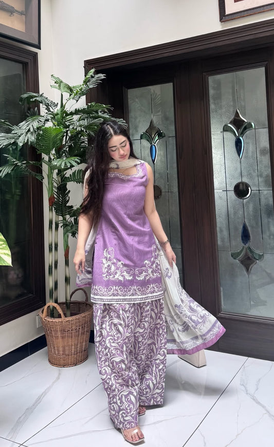 Lavender Whimsy (Stitched)