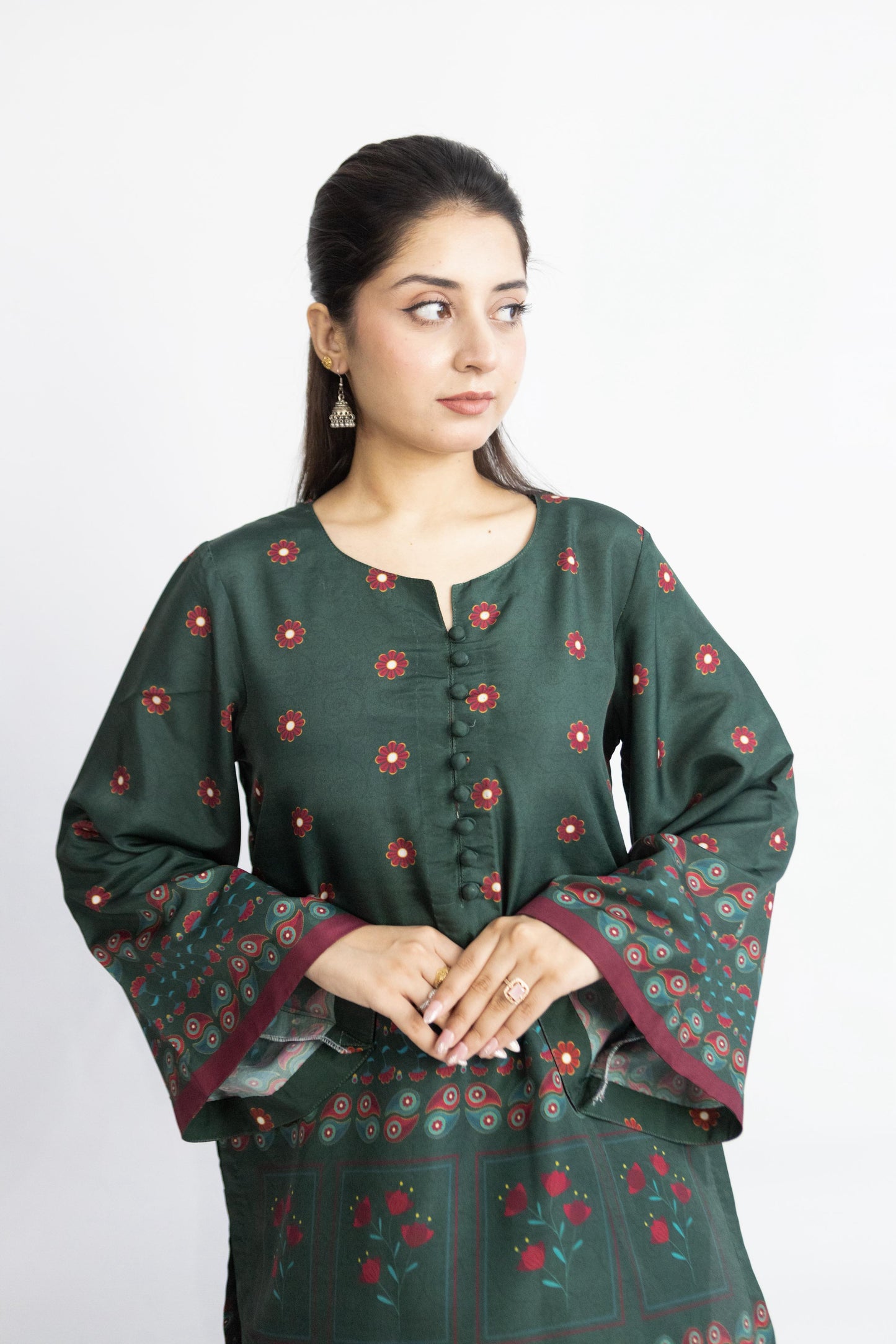 Emerald Rose (Stitched 2-Piece)