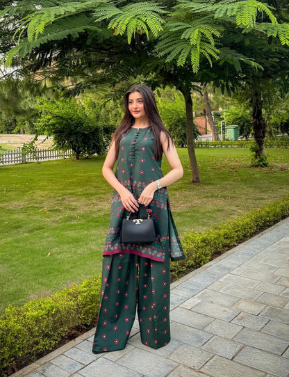 Emerald Rose (Stitched 2-Piece)