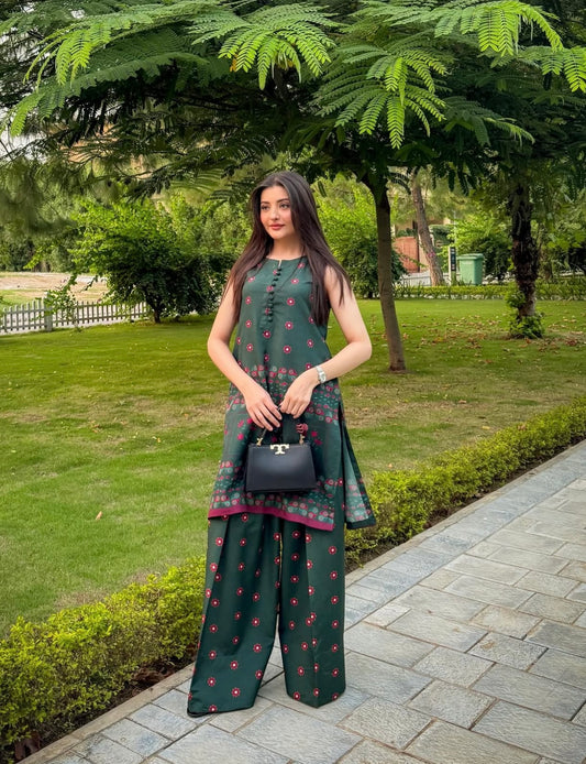 Emerald Rose (Stitched 2-Piece)