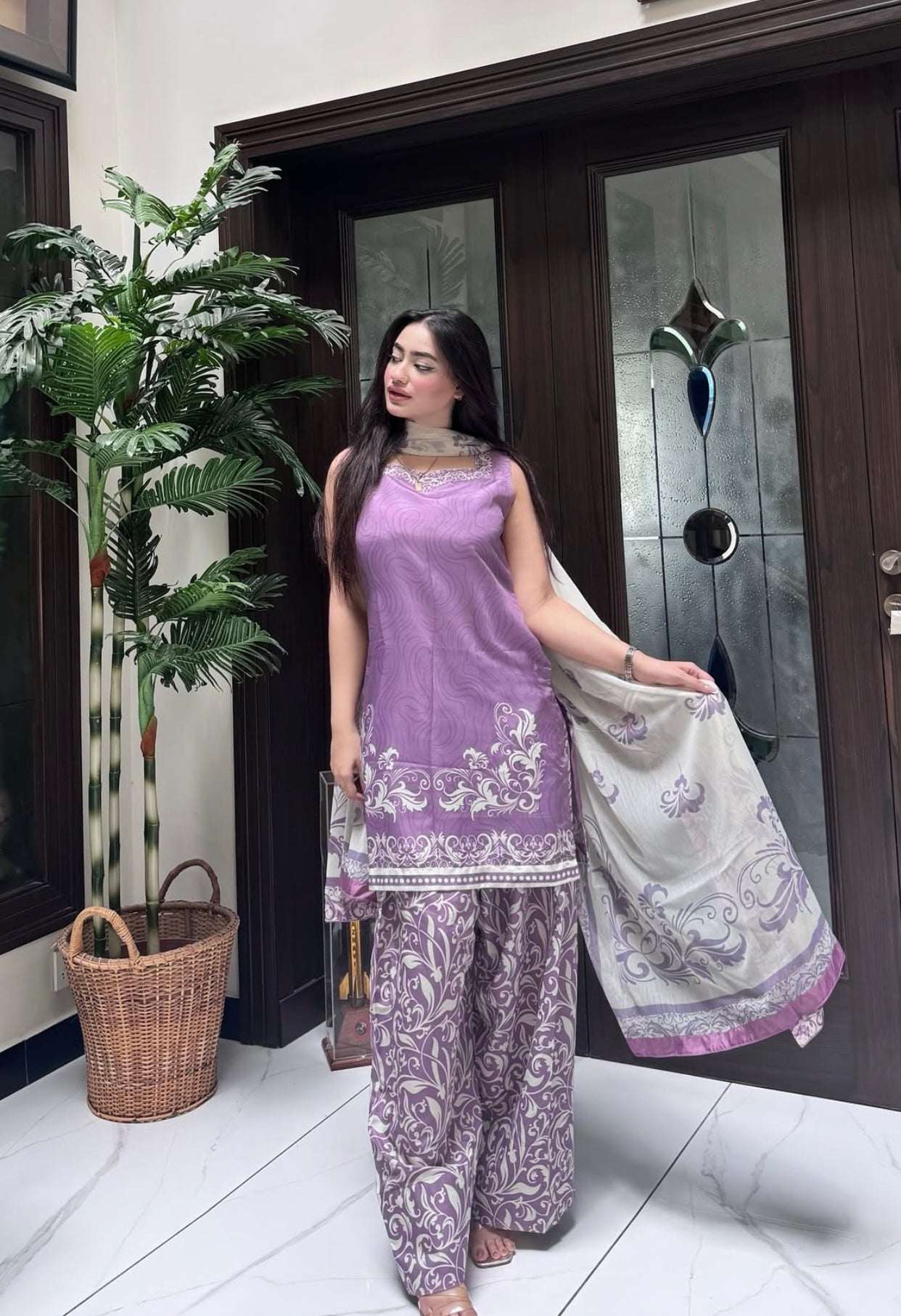 Lavender Whimsy (Stitched)