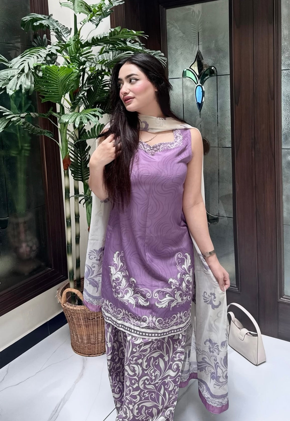 Lavender Whimsy (Stitched)