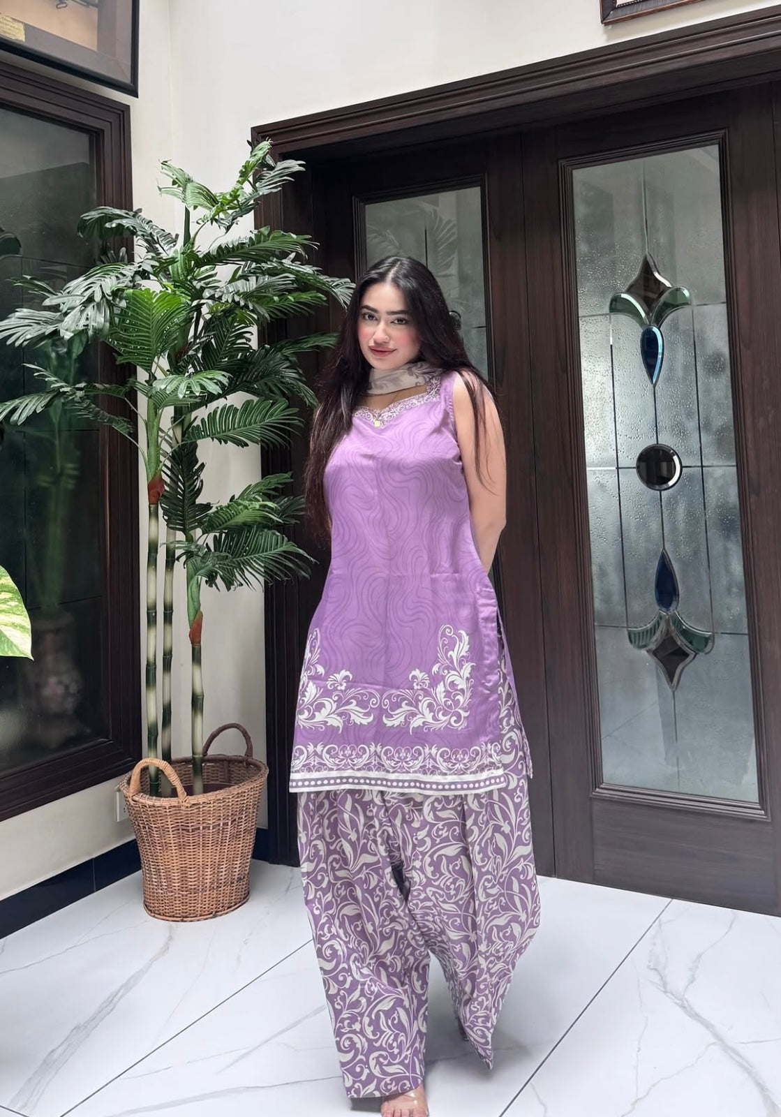 Lavender Whimsy (Stitched)