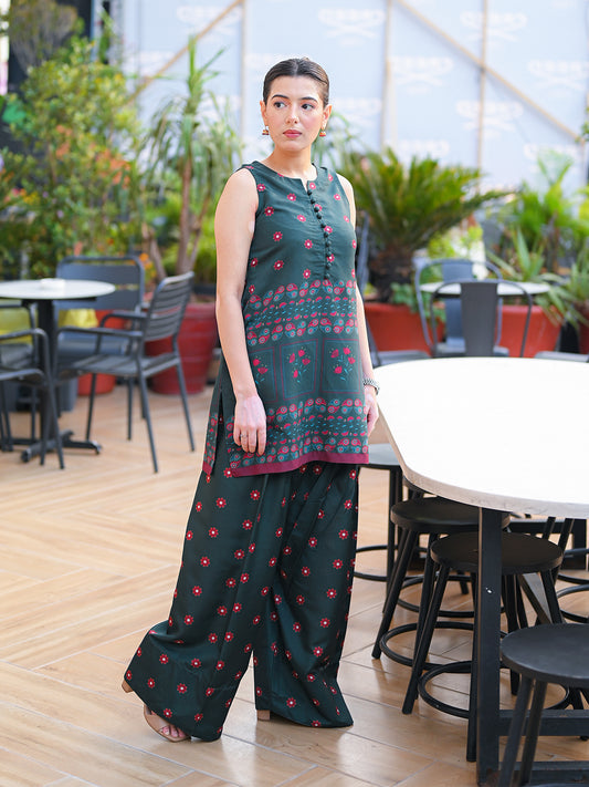 Emerald Rose (Stitched 2-Piece)