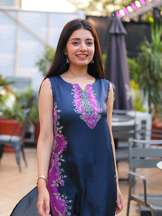 Midnight Blossom (Stitched 2-Piece)