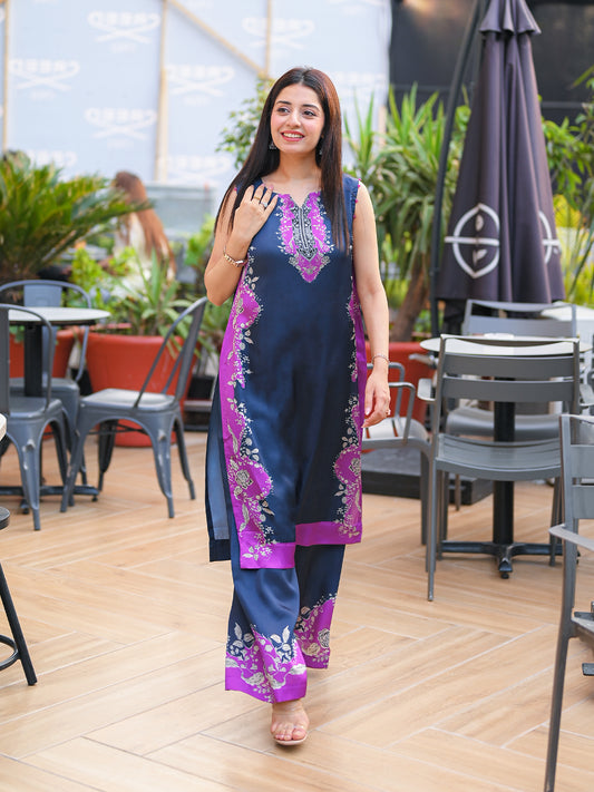 Midnight Blossom (Stitched 2-Piece)