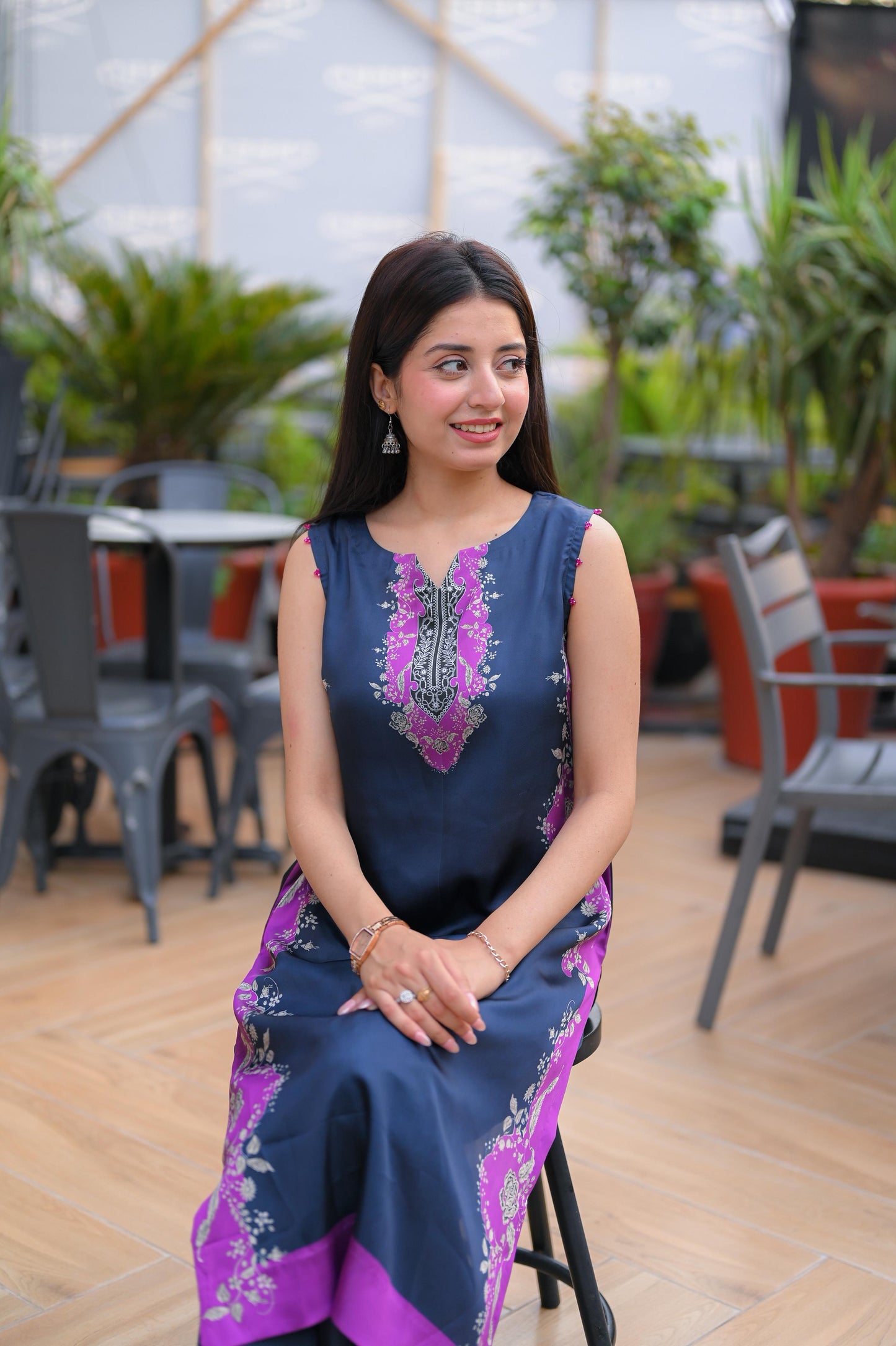 Midnight Blossom (Stitched 2-Piece)