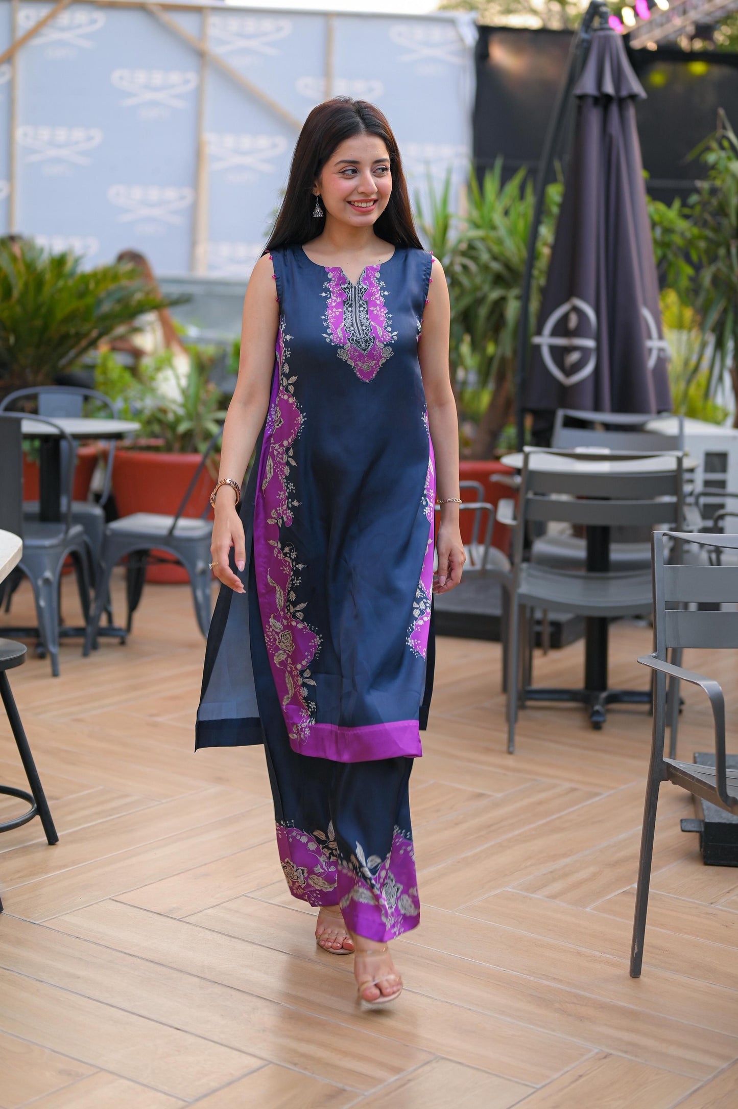 Midnight Blossom (Stitched 2-Piece)