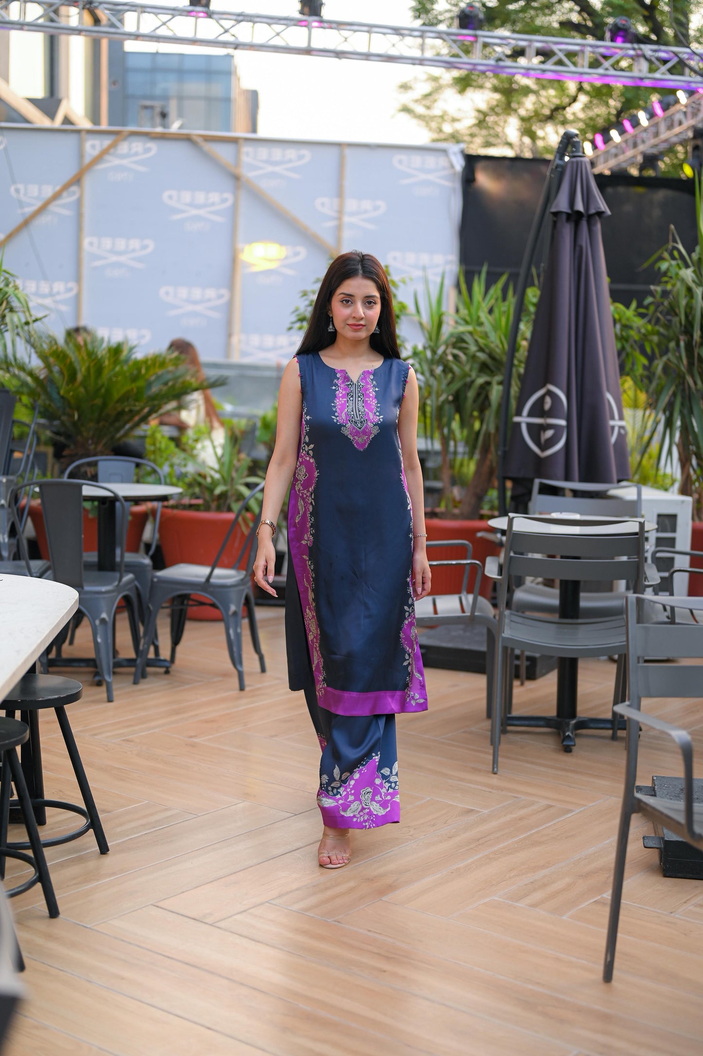 Midnight Blossom (Stitched 2-Piece)