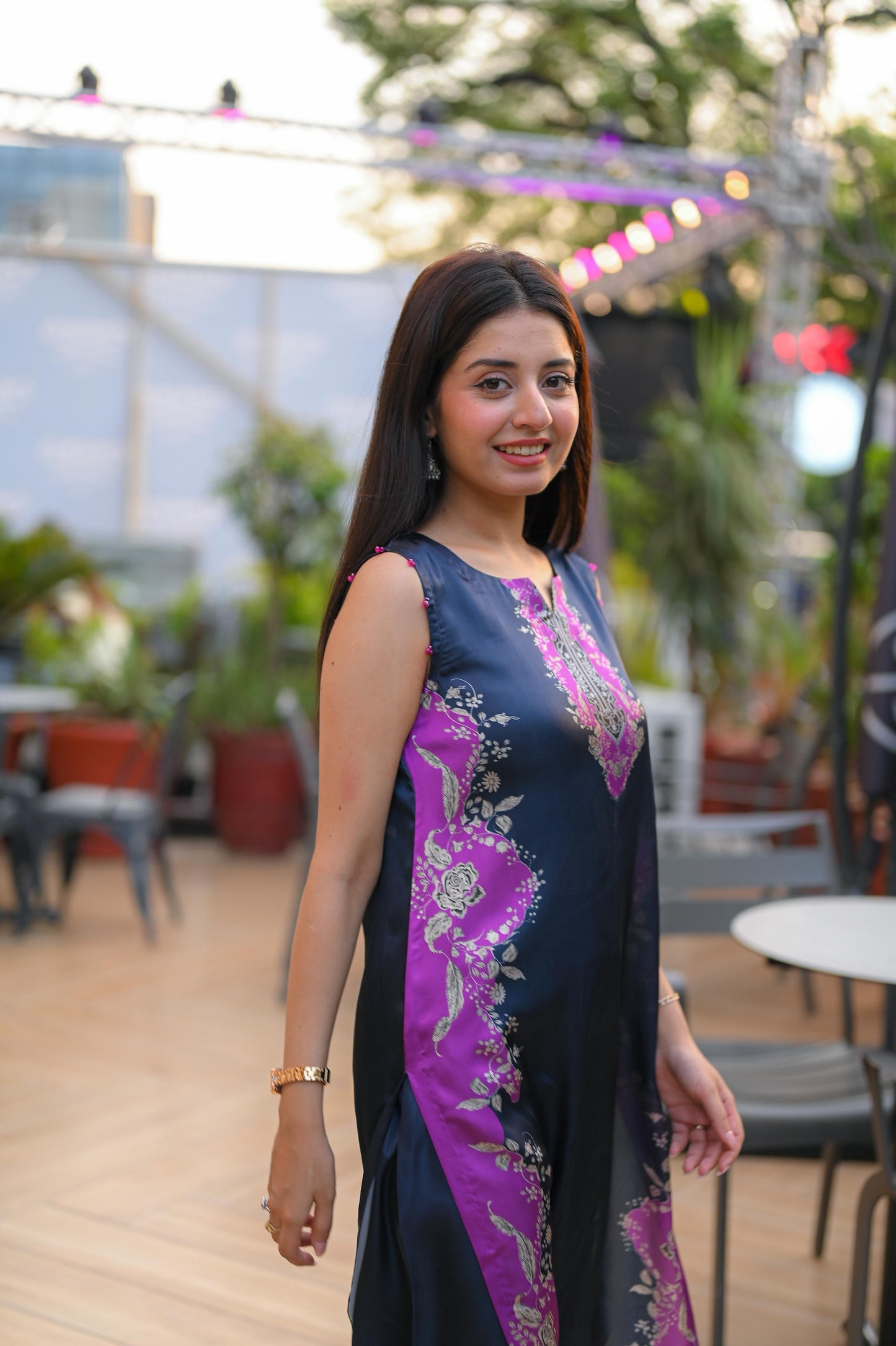 Midnight Blossom (Stitched 2-Piece)